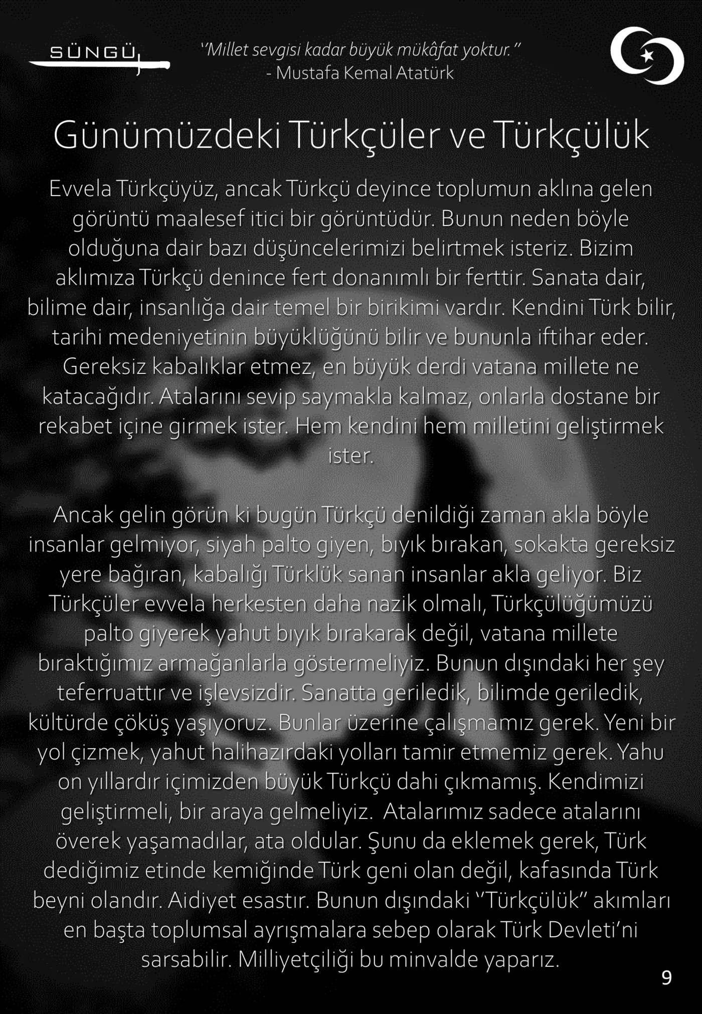 Süngü Dergisi - 1. Sayı, sayfa 9