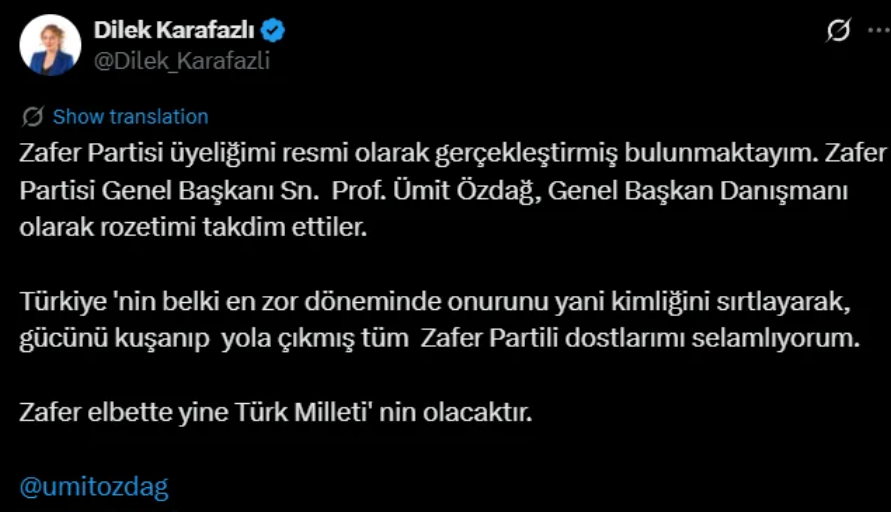 Dilek Karafazlı'nın Paylaşımı