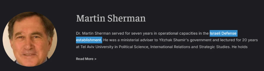 Martin Sherman bilgi görseli