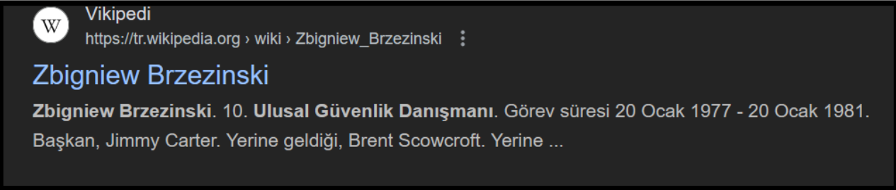Zbigniew Brzezinski