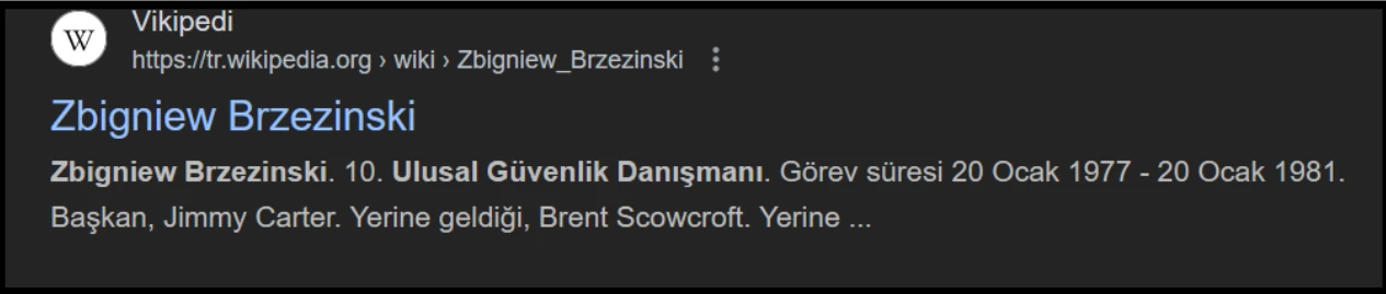 Zbigniew Brzezinski
